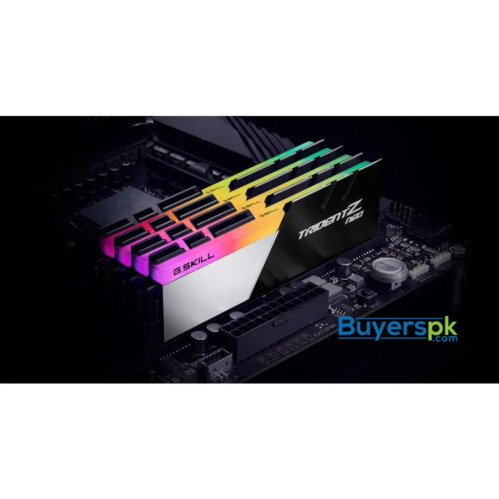 G.skill Trident Z Neo Series 16gb (2 X 8gb) Sdram Ddr4 Desktop Memory (f4-3600c18d-16gtzn) - RAM Price in Pakistan G.skill Trident Z Neo Series 16gb (2 X 8gb) Sdram Ddr4 Desktop Memory (f4-3600c18d-16gtzn) - RAM Price in Pakistan